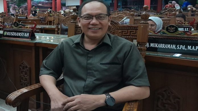 Ketua Komisi C DPRD Kota Palangkaraya M.Hasan Busyairi (Dok:MARINI/PROKALTENG.CO)