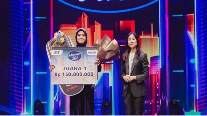 Salma Salsabila lah yang keluar sebagai juara Indonesian Idol 2023.