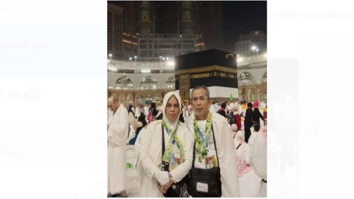Seorang Jemaah Haji Asal Kapuas Meninggal Dunia di Pangkuan Istri